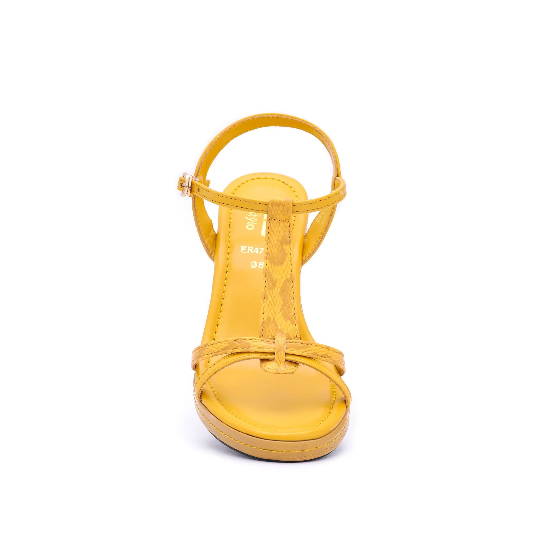 Yellow Color Formal Sandals FR4743 - Image 3