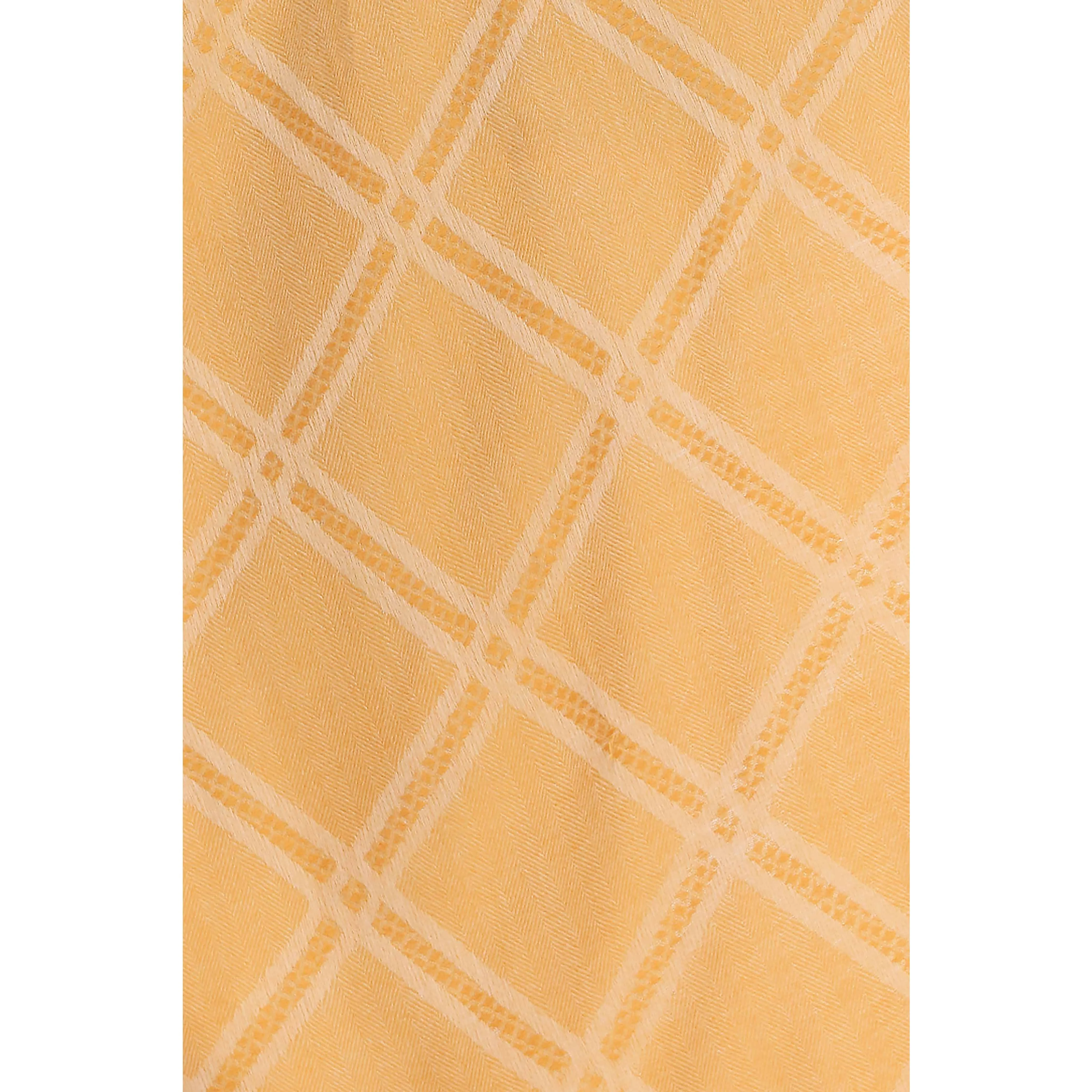 Yellow Cross Check Stole PW2712 - Image 2