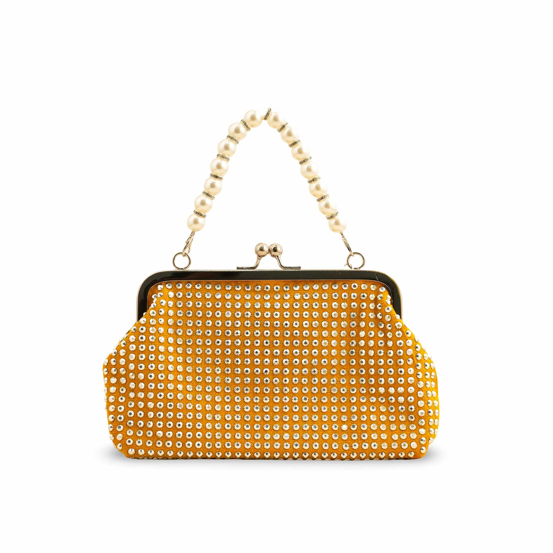Yellow Fancy Clutch P36203 - Image 4