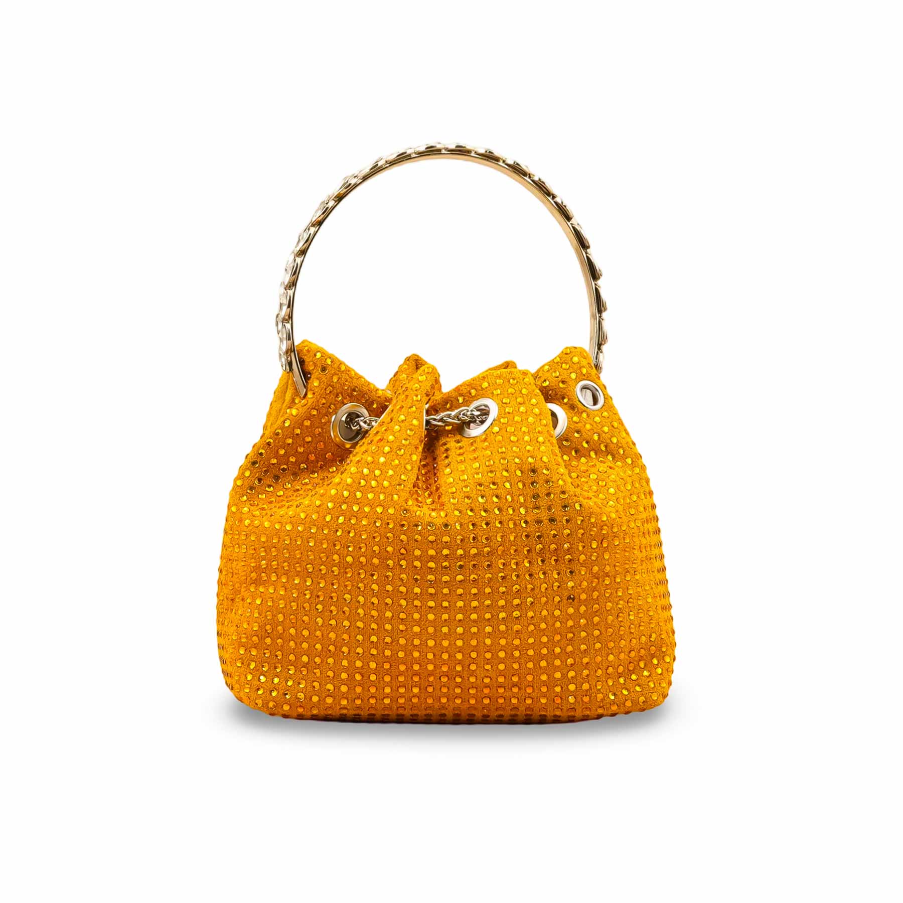 Yellow Fancy Clutch P36323 - Image 4