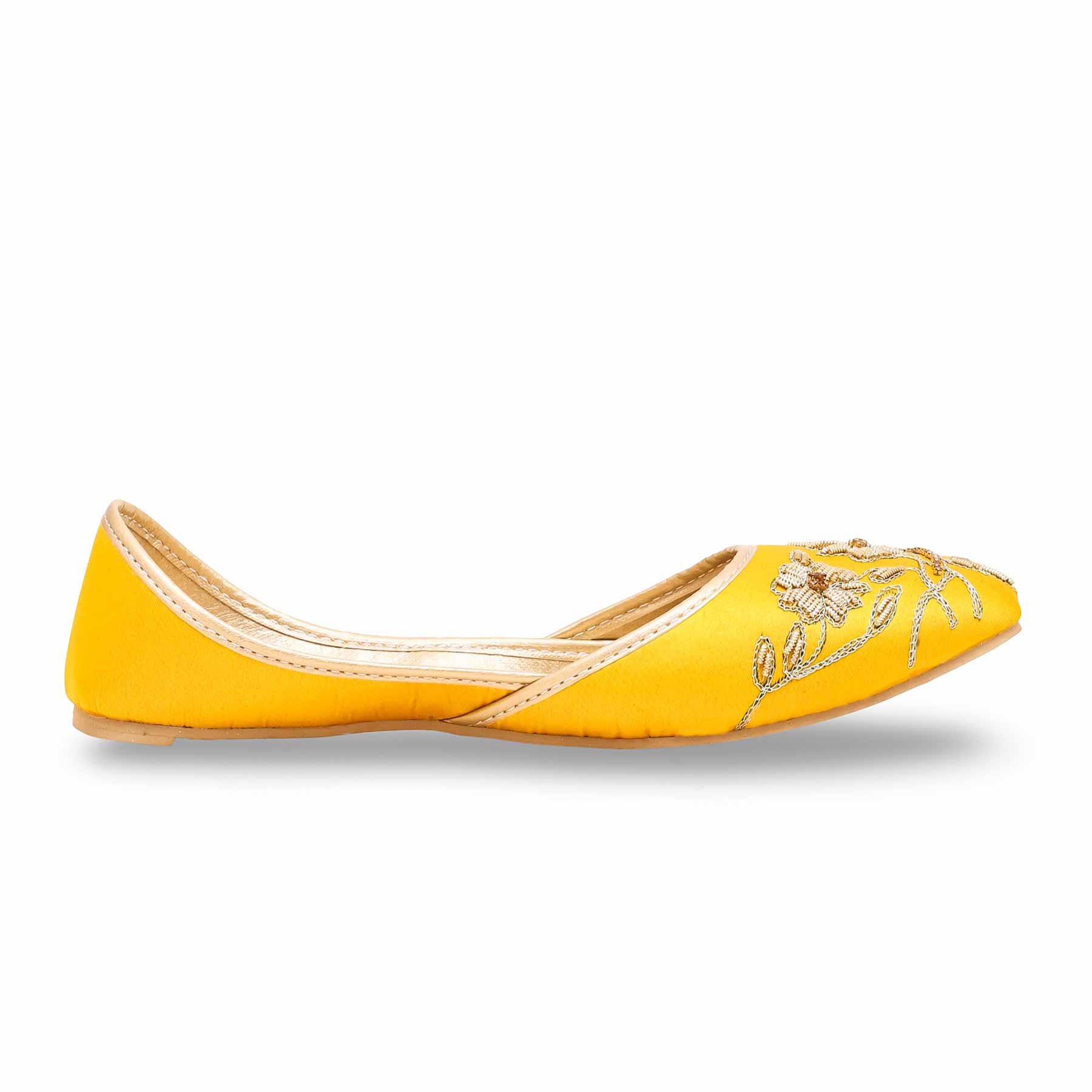Yellow Fancy Khussa EC8499 - Image 2