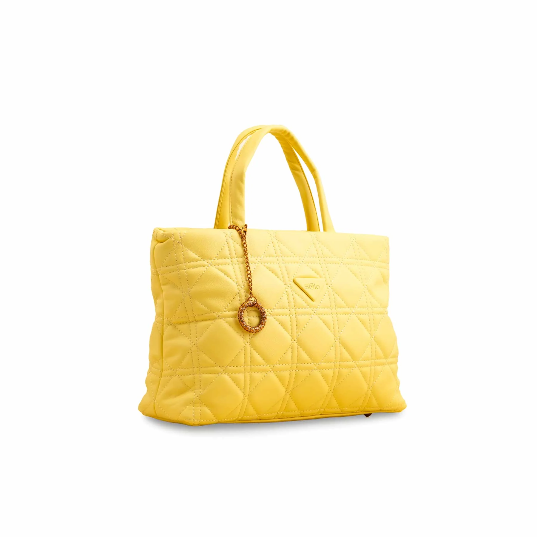 Yellow Formal Hand Bag P36369 - Image 3