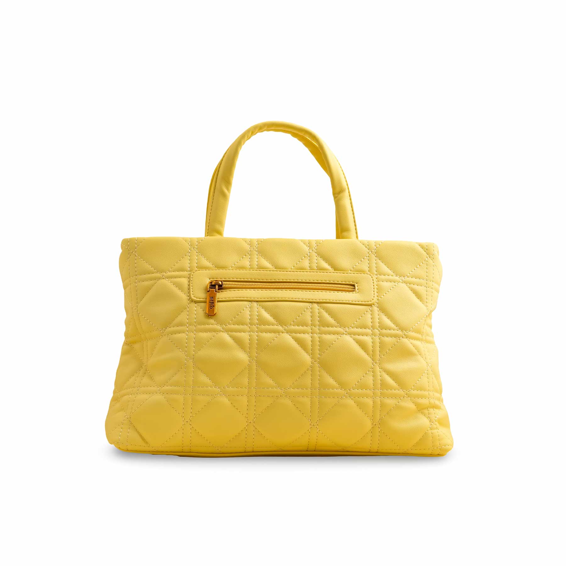 Yellow Formal Hand Bag P36369 - Image 4