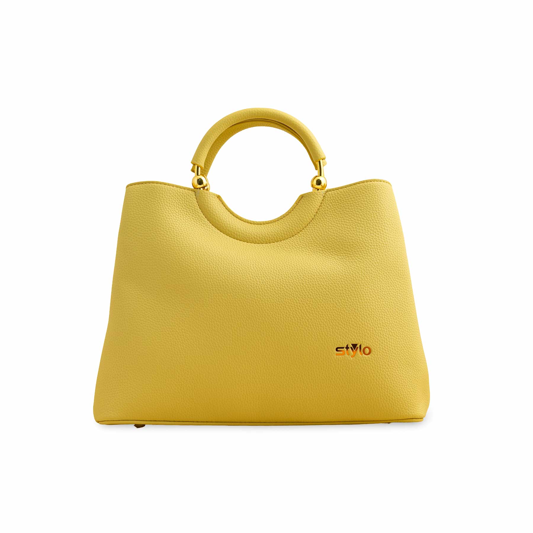 Yellow Formal Hand Bag P36385 - Image 2