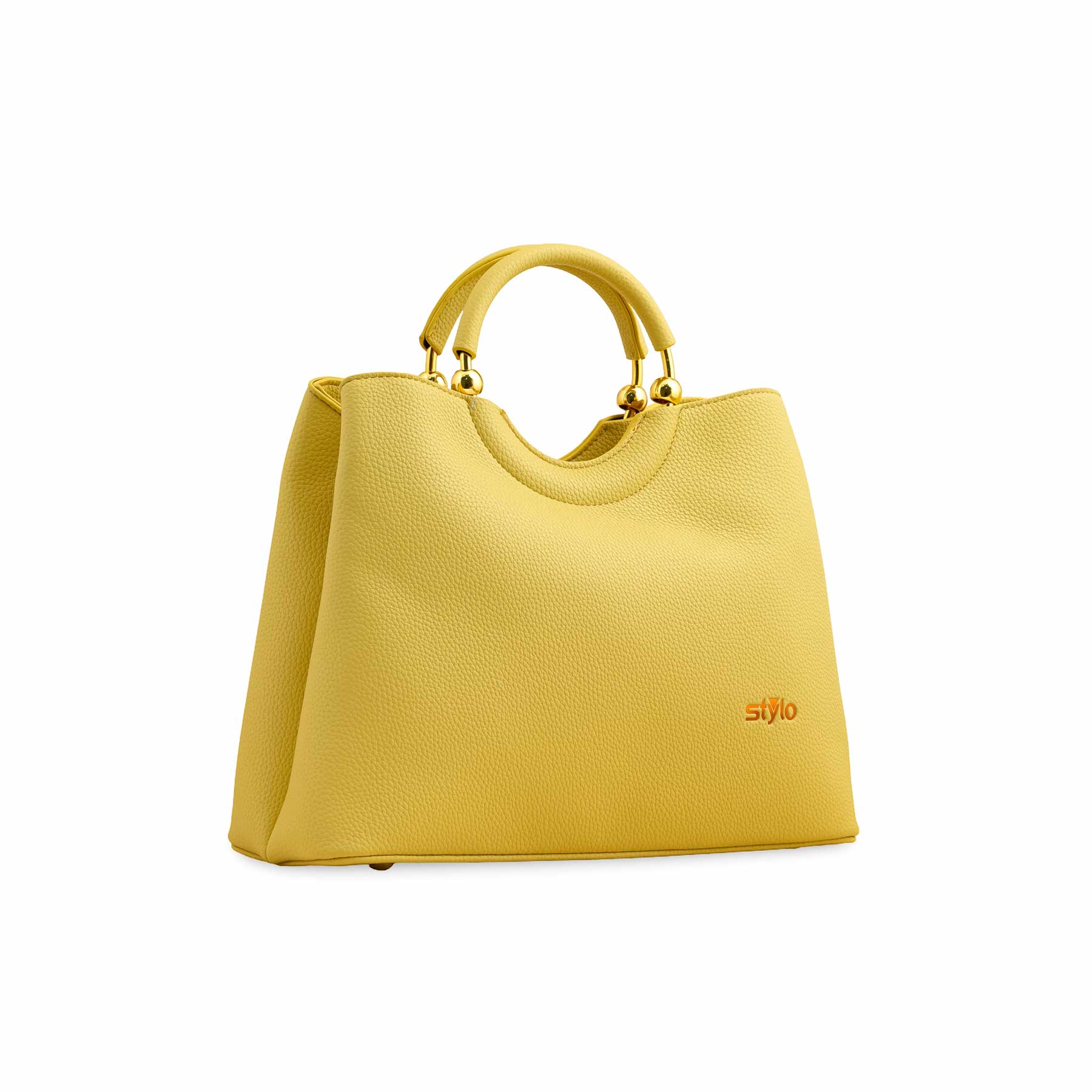 Yellow Formal Hand Bag P36385 - Image 3