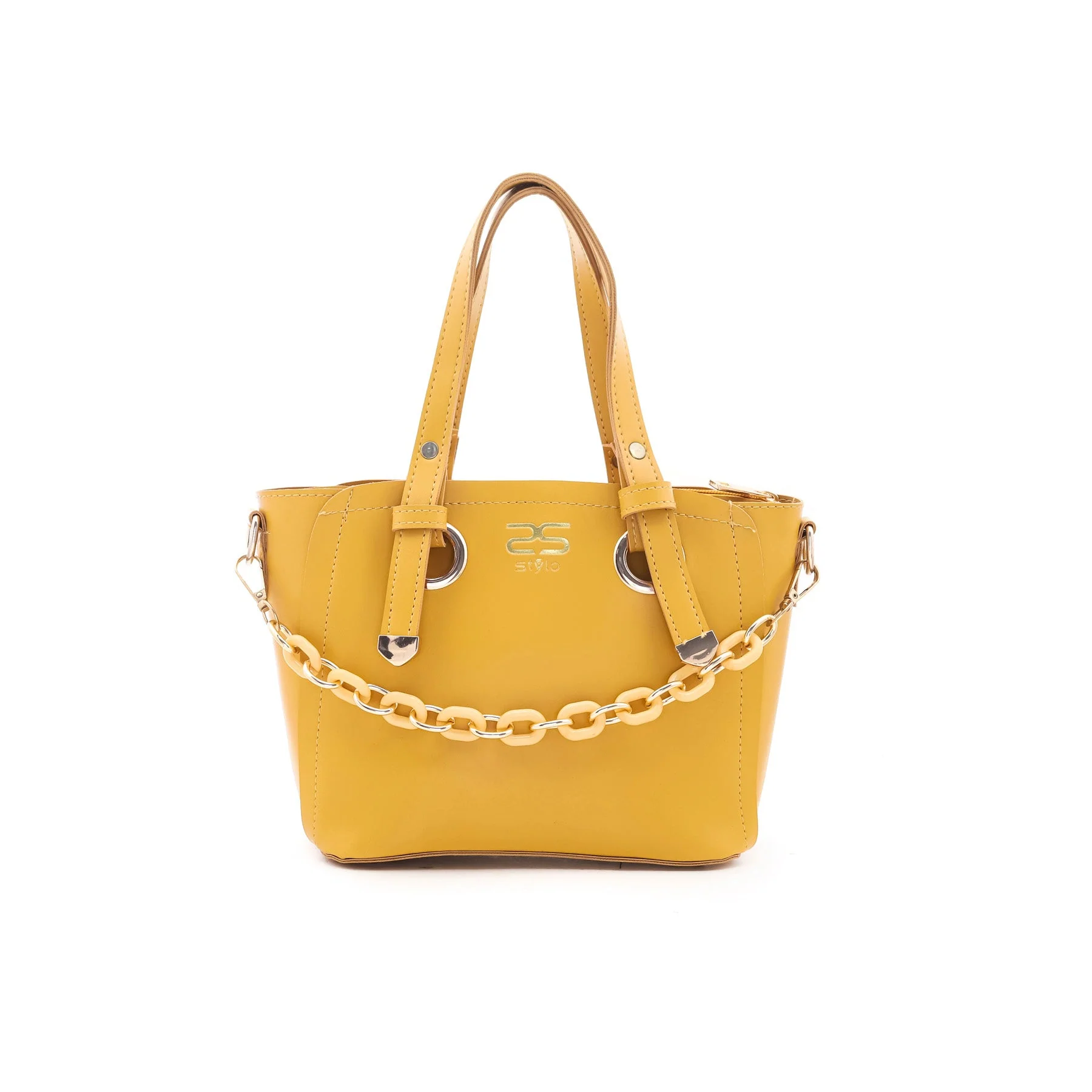 Yellow Formal Hand Bag P55216 - Image 2