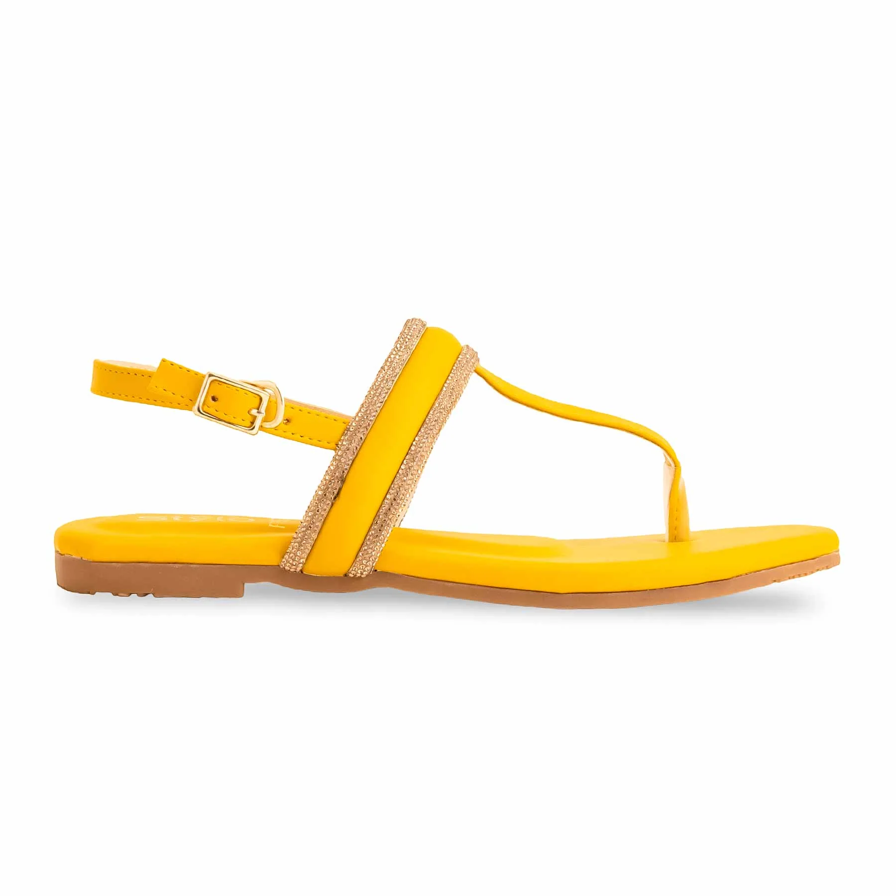 Yellow Formal Sandal For Ladies FR5378 - Image 2