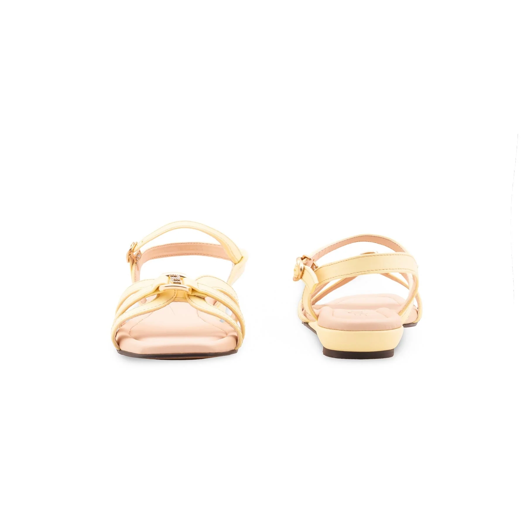 Yellow Formal Sandal For Women FR5482 - Image 4