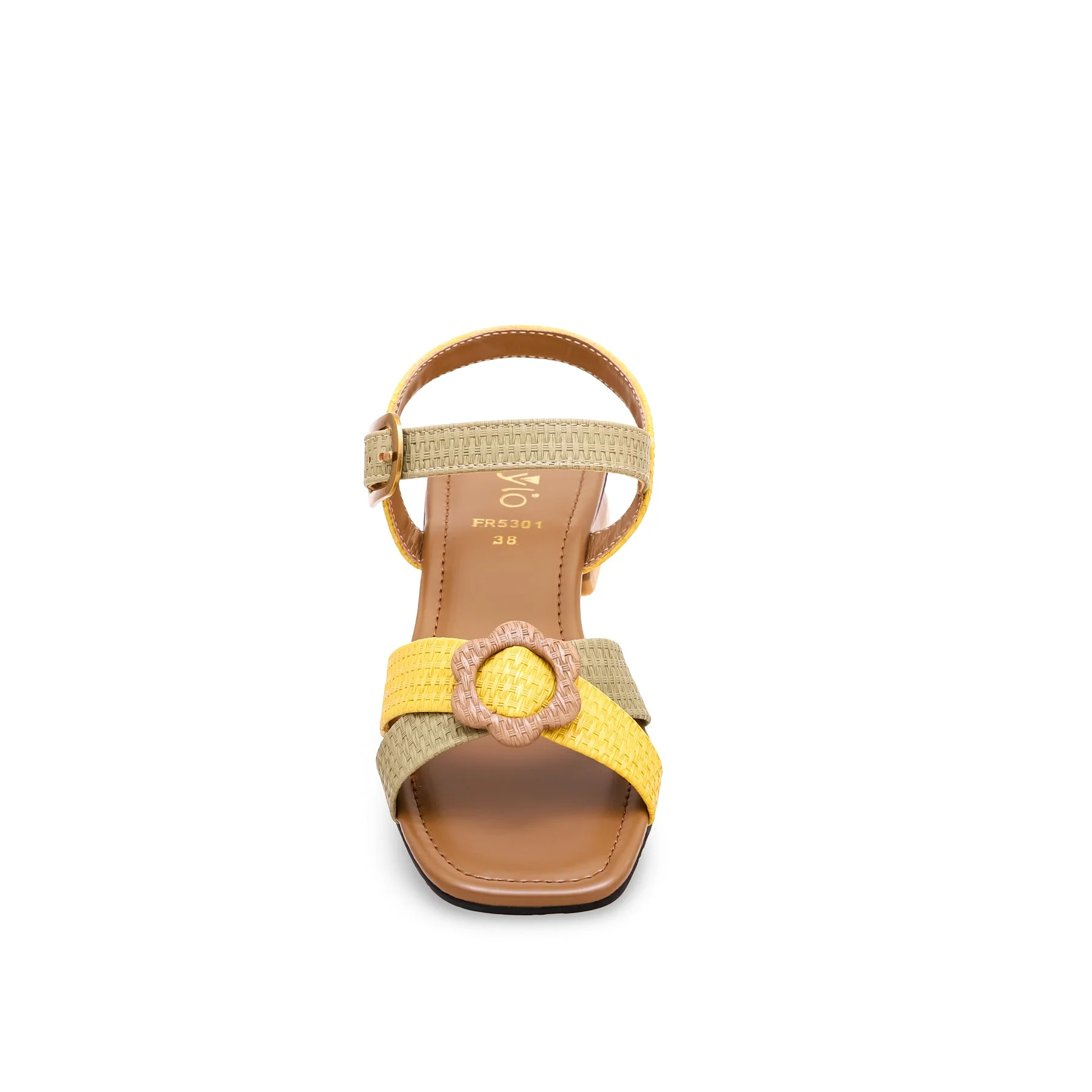 Yellow Formal Sandal FR5301 - Image 3