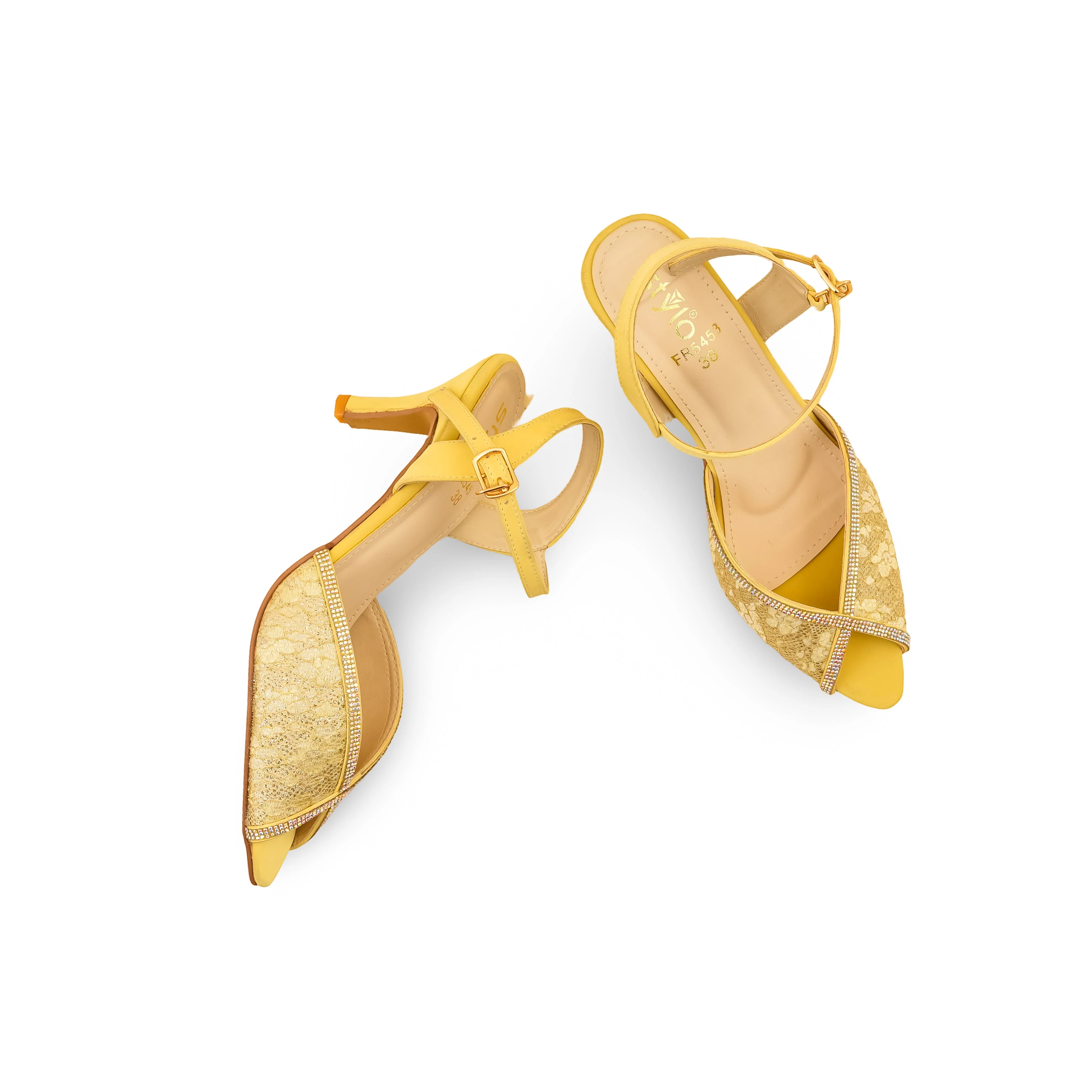 Yellow Formal Sandal FR5453 - Image 5
