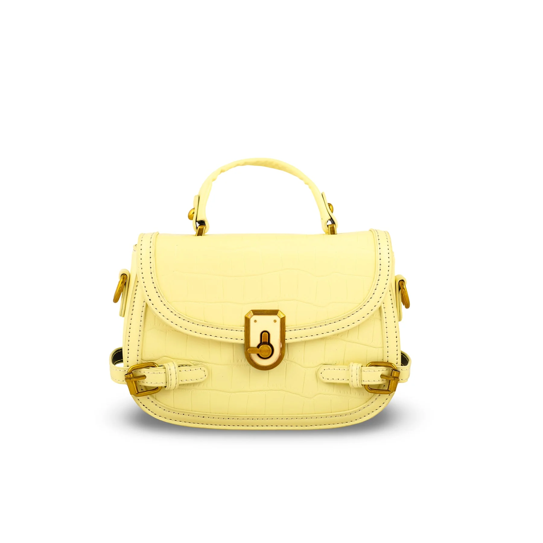 Yellow Formal Shoulder Bag P36303 - Image 2