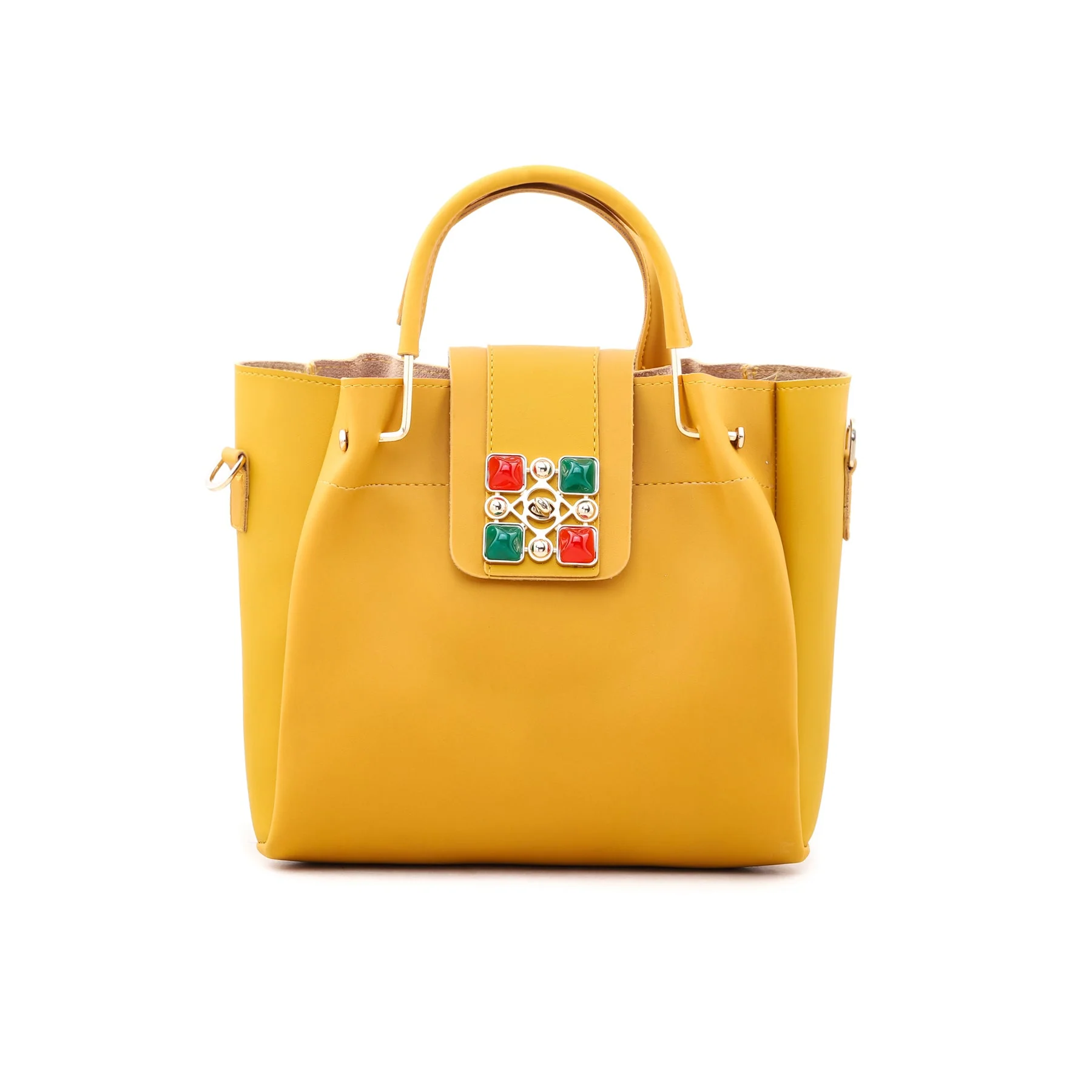 Yellow Formal Shoulder Bag P54280 - Image 2