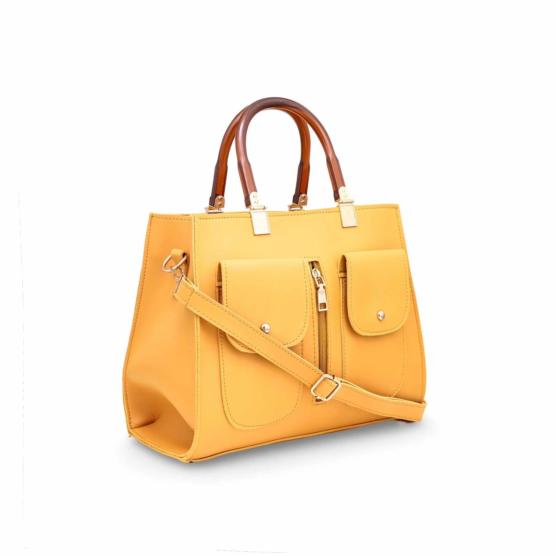 Yellow Formal Shoulder Bag P55470 - Image 2