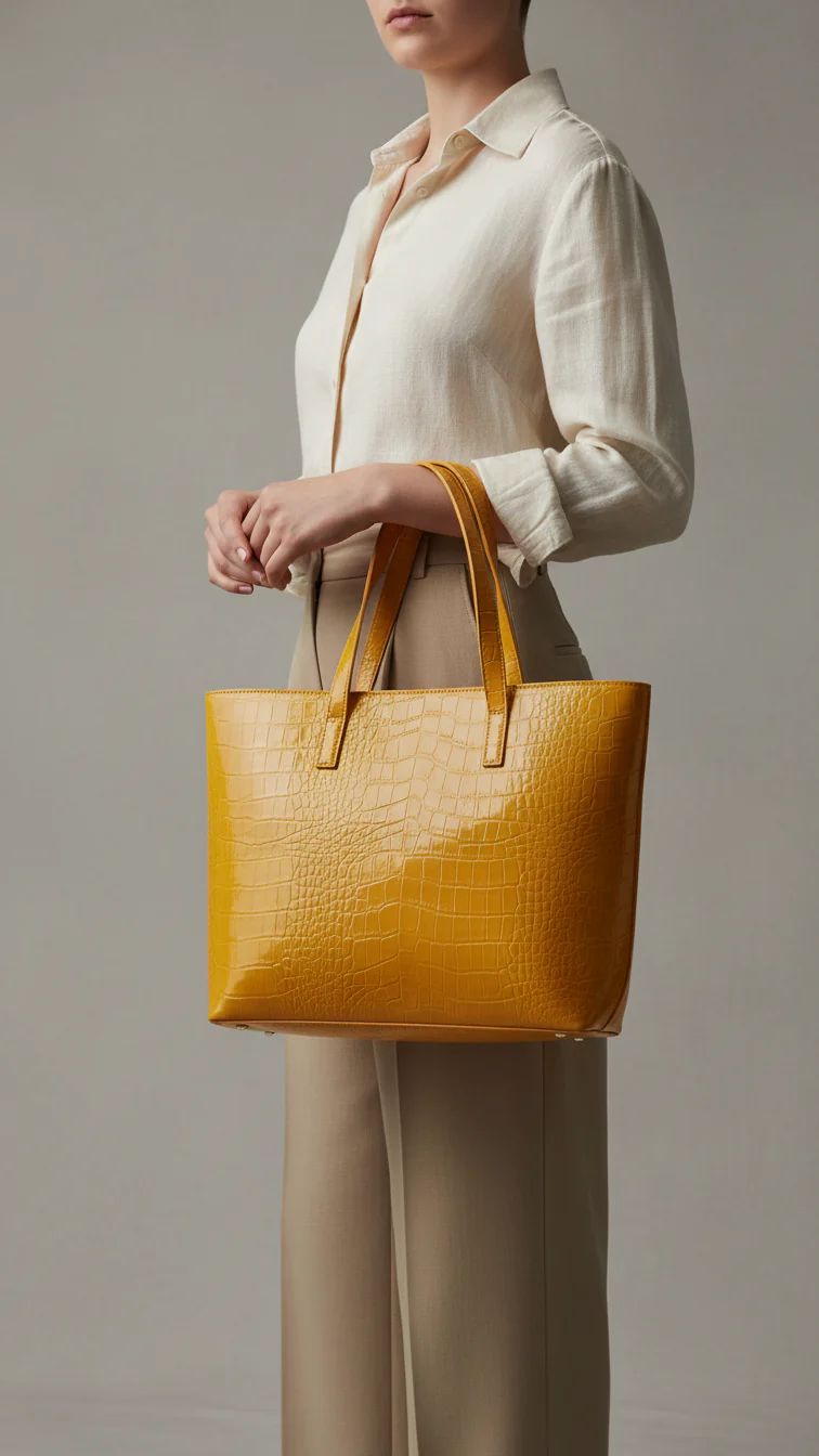 Yellow Formal Shoulder Bag P55680