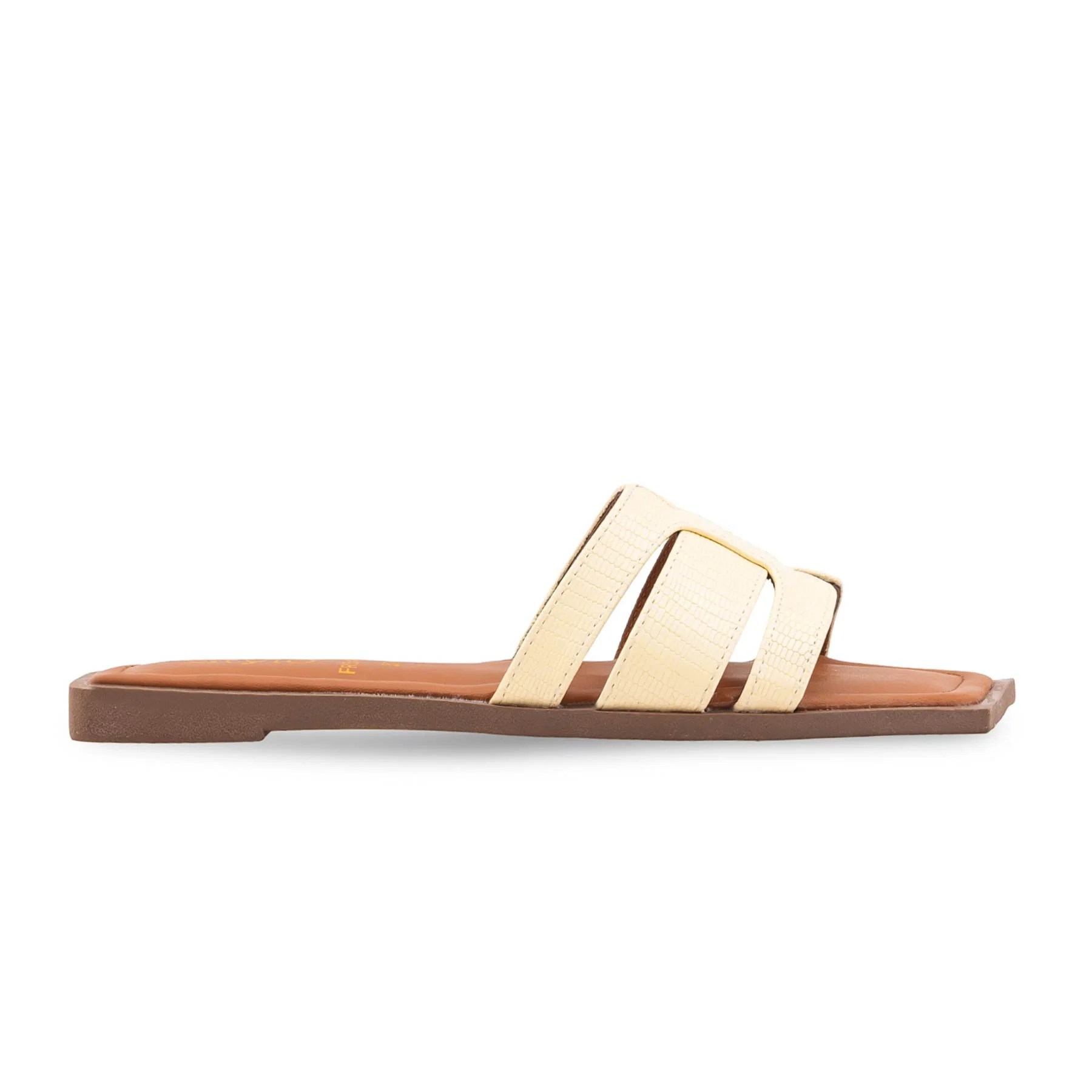 Yellow Formal Slipper For Ladies FR5485 - Image 2