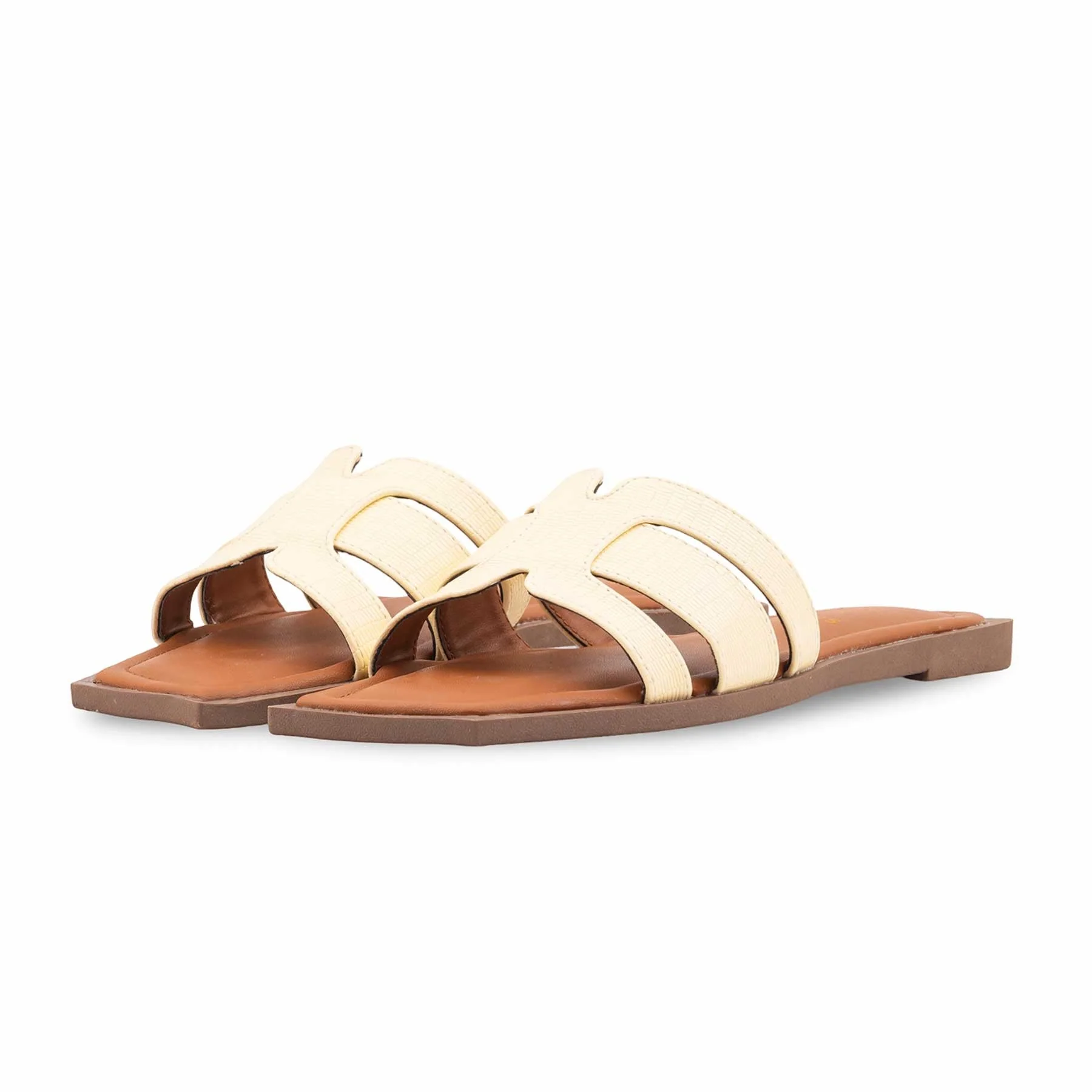 Yellow Formal Slipper For Ladies FR5485 - Image 3