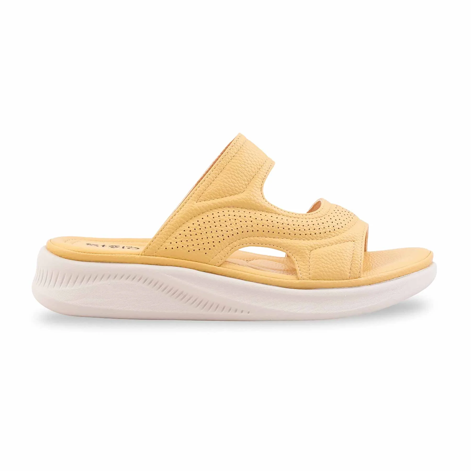 Yellow Formal Slipper For Ladies PU0727 - Image 2