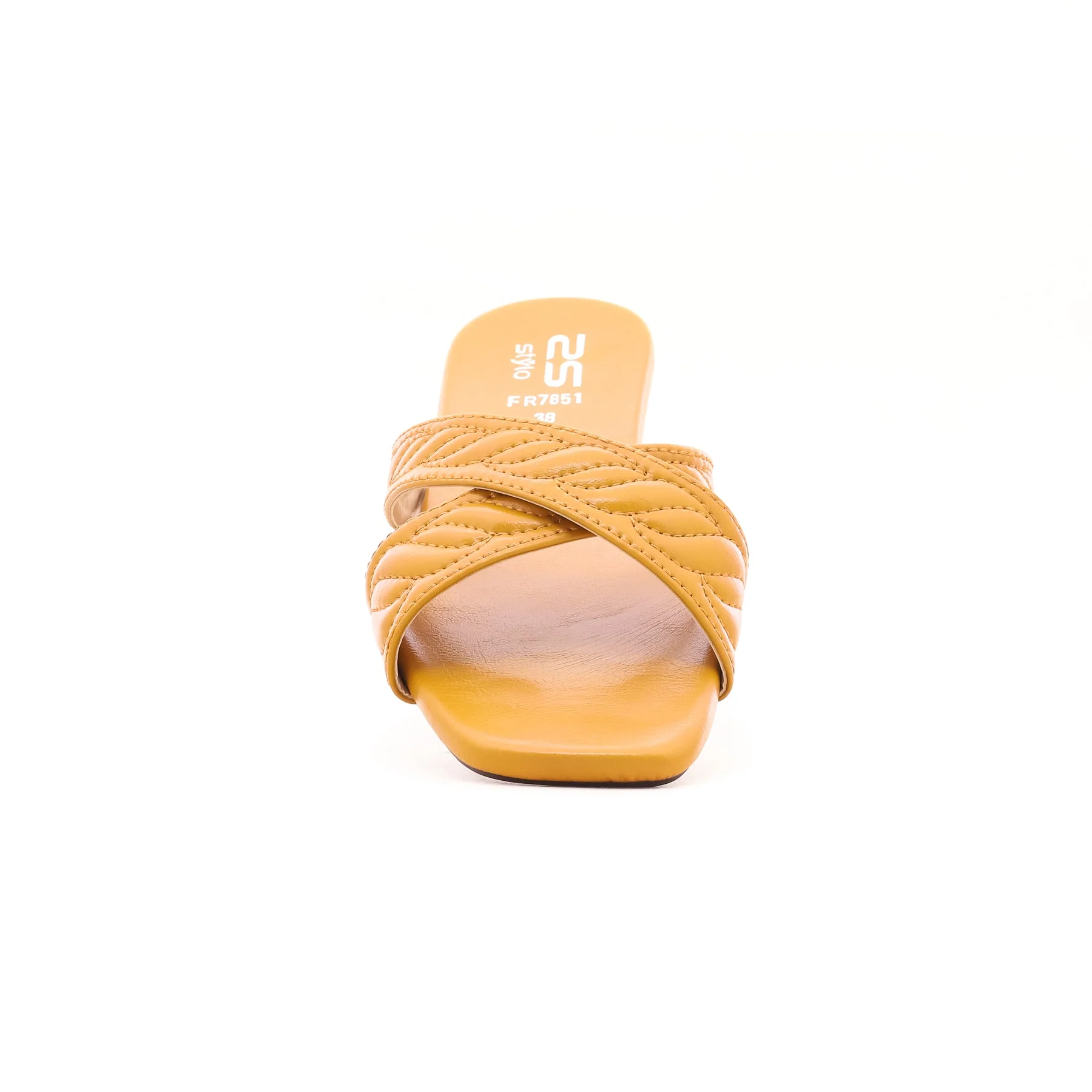 Yellow Formal Slipper FR7851 - Image 3