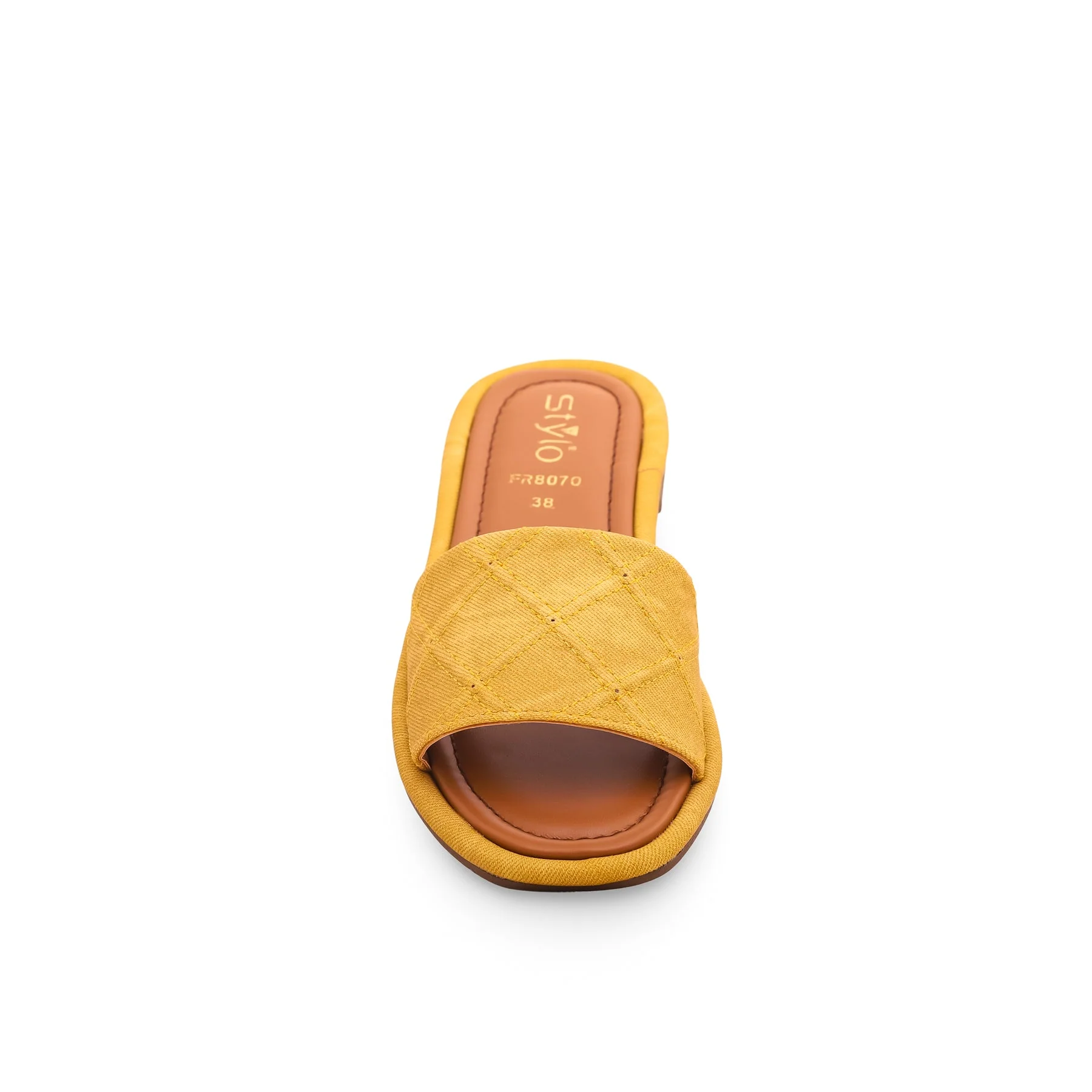 Yellow Formal Slipper FR8070 - Image 3