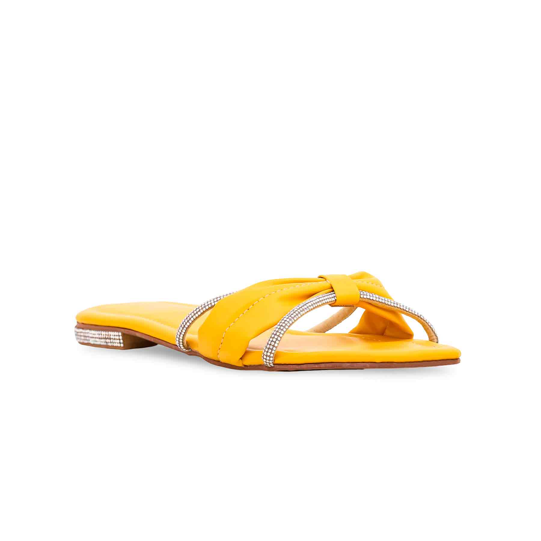 Yellow Formal Slipper FR8126 - Image 3