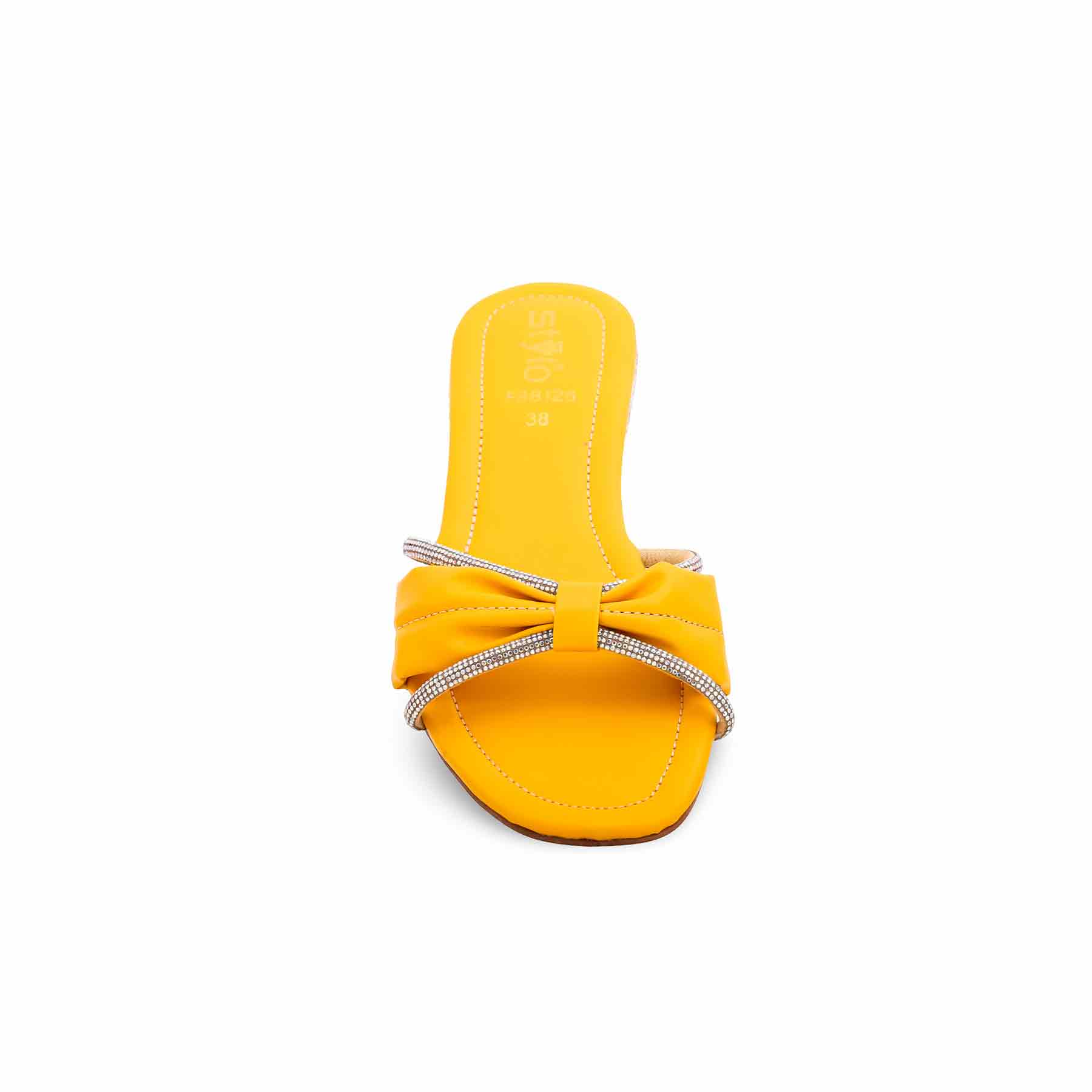 Yellow Formal Slipper FR8126 - Image 4