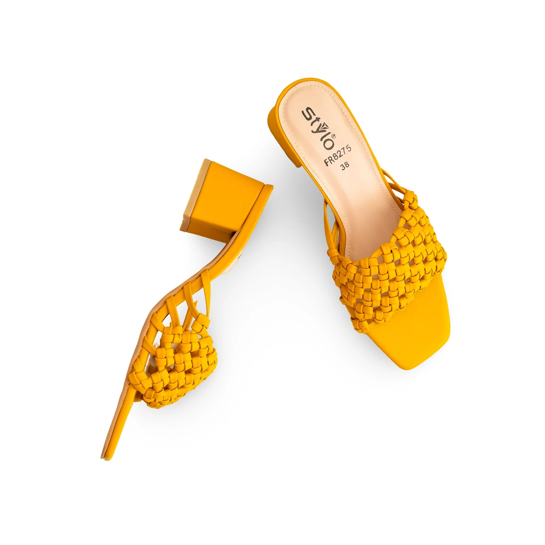 Yellow Formal Slipper FR8275 - Image 5