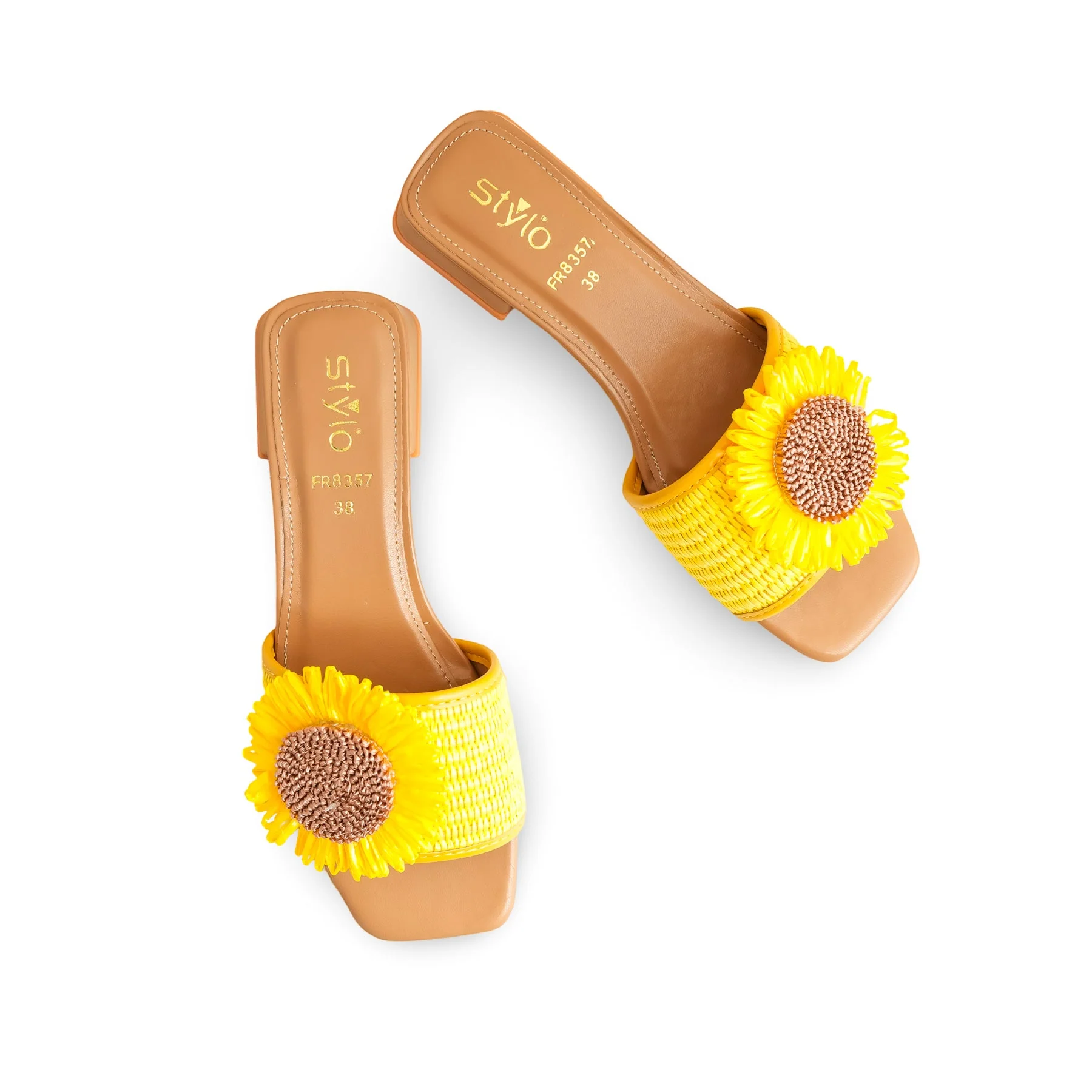 Yellow Formal Slipper FR8357 - Image 5