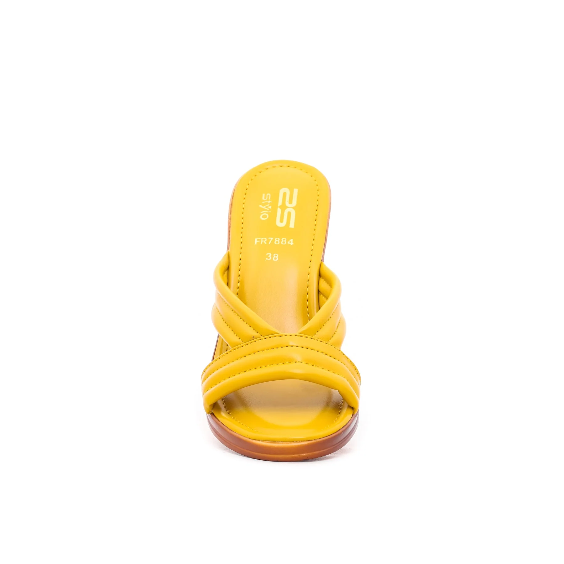 Yellow Formal Slipper FR7884 - Image 3