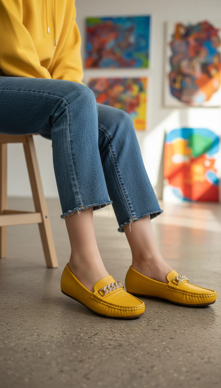 Yellow Moccasin WN4412