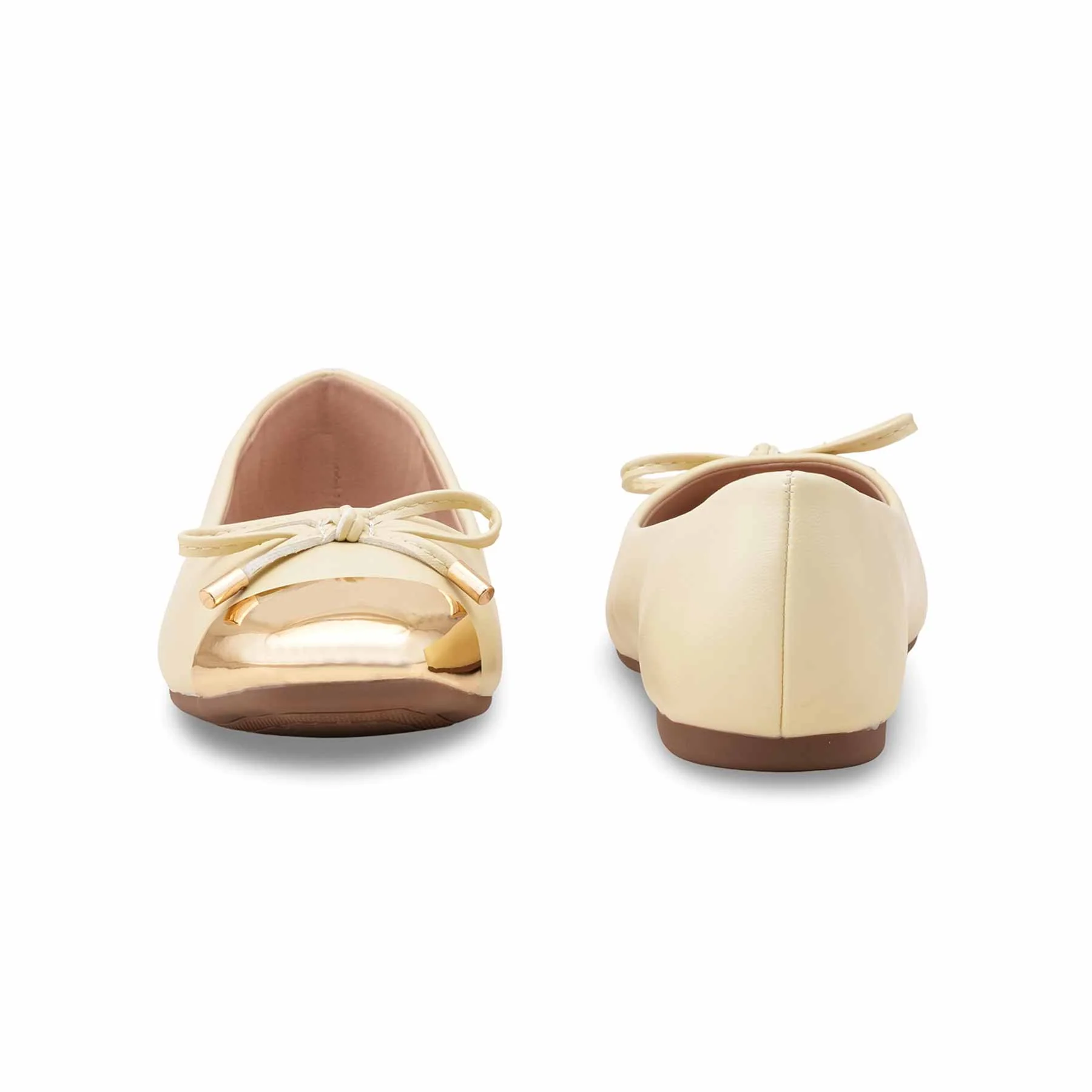 Yellow Pumps For Women WN1287 - Image 4