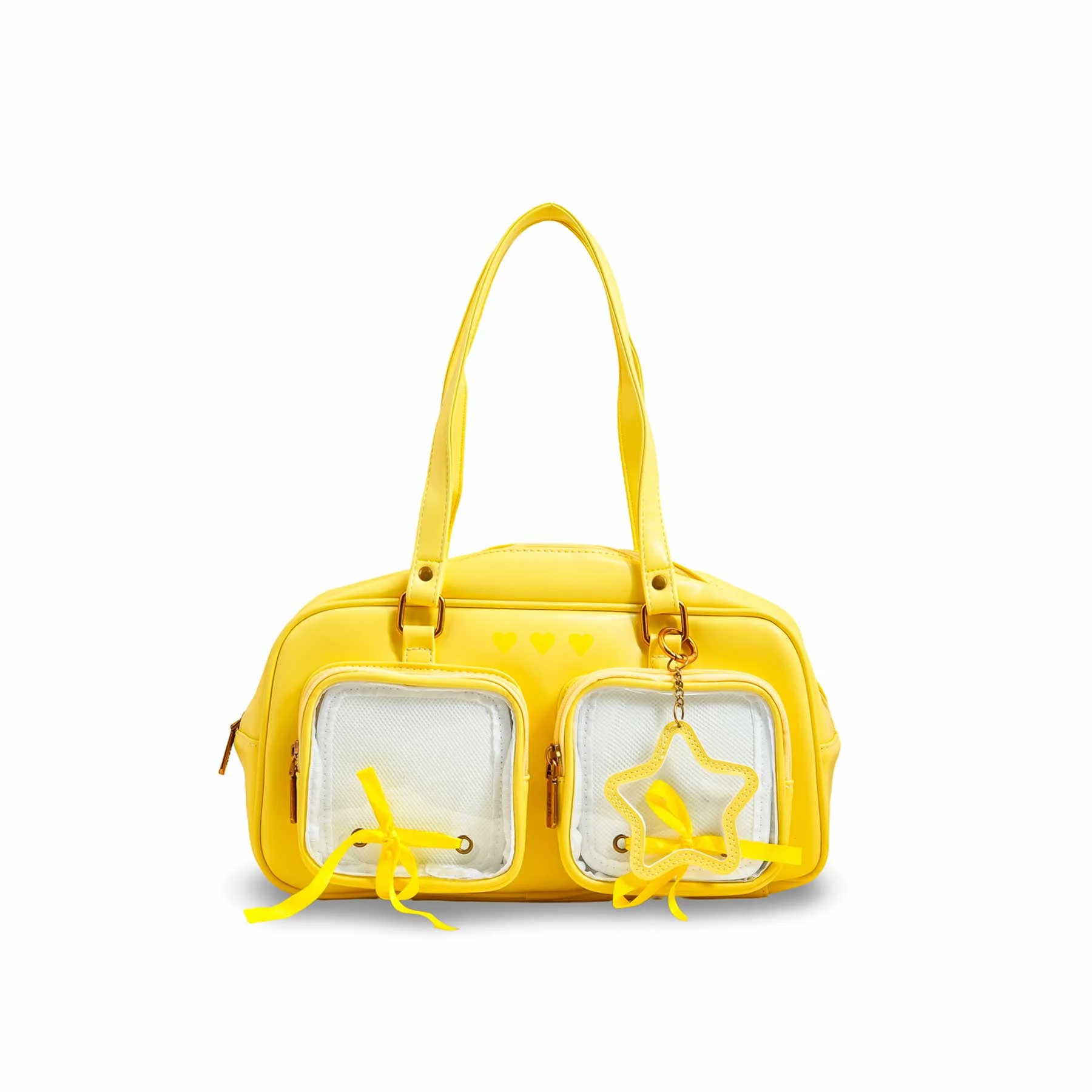 Yellow Women Formal Shoulder Bag P36233 - Image 2